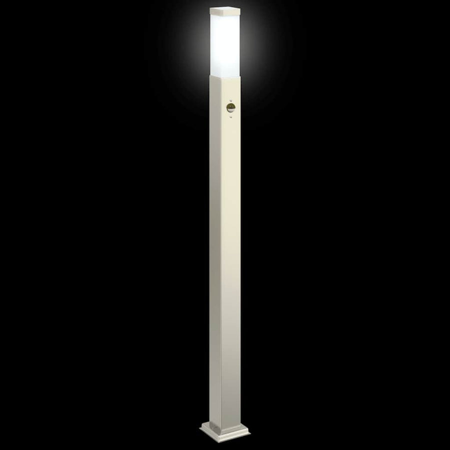 Bolderverlichting met sensor 110 cm roestvrij staal IP44
