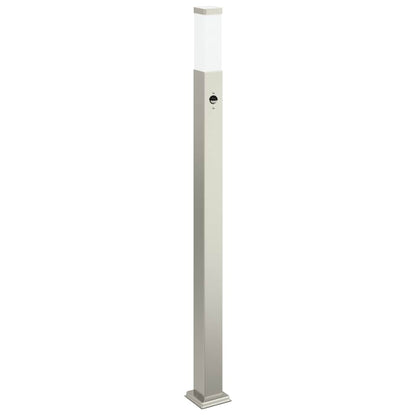 Bolderverlichting met sensor 3 stuks 110 cm RVS IP44