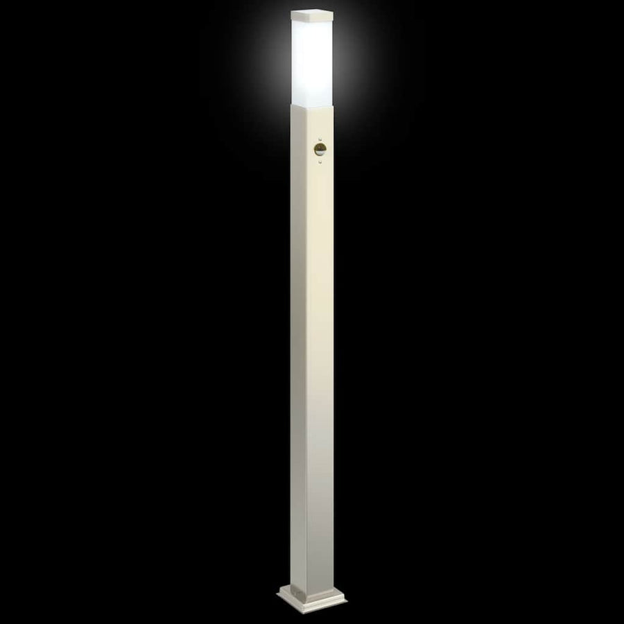 Bolderverlichting met sensor 3 stuks 110 cm RVS IP44