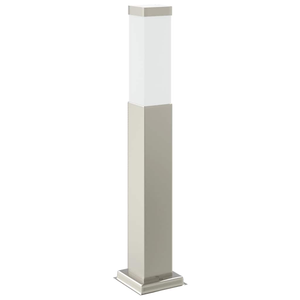Bolderarmatuur met stopcontact 50 cm RVS IP44