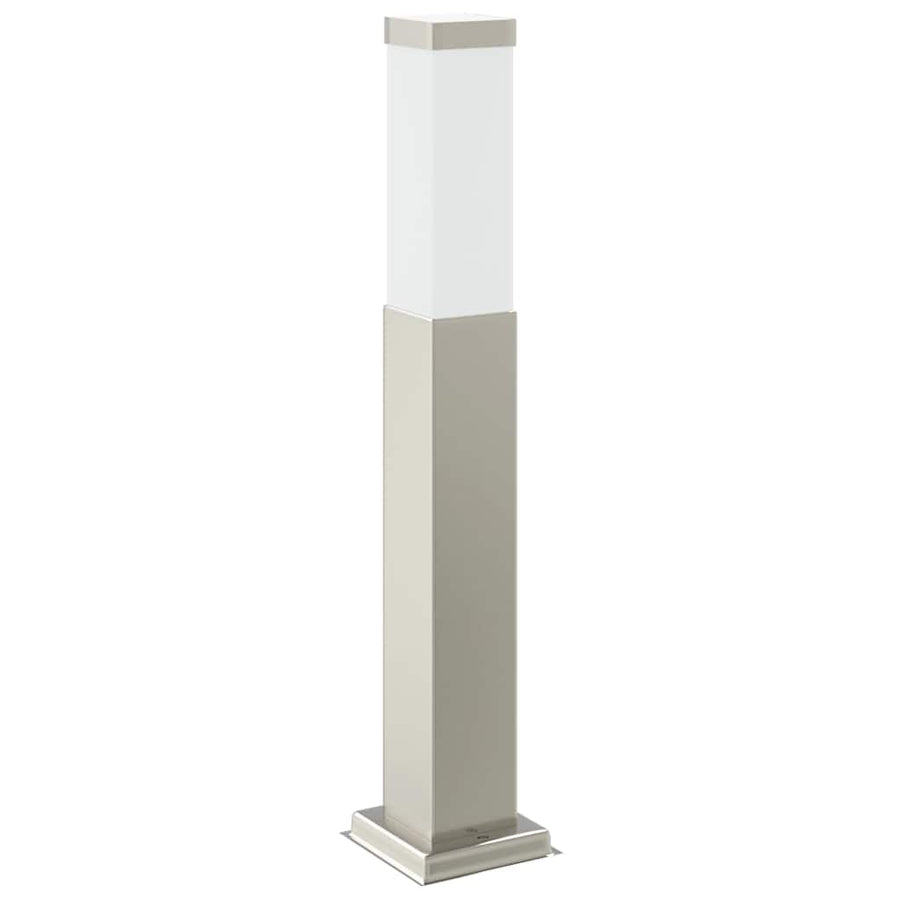 Bolderarmatuur met stopcontact 50 cm RVS IP44
