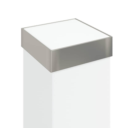 Bolderarmatuur met stopcontact 50 cm RVS IP44