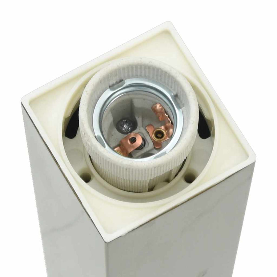 Bolderarmatuur met stopcontact 50 cm RVS IP44