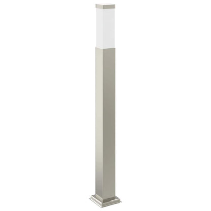 Bolderarmatuur met stopcontact 80 cm RVS IP44