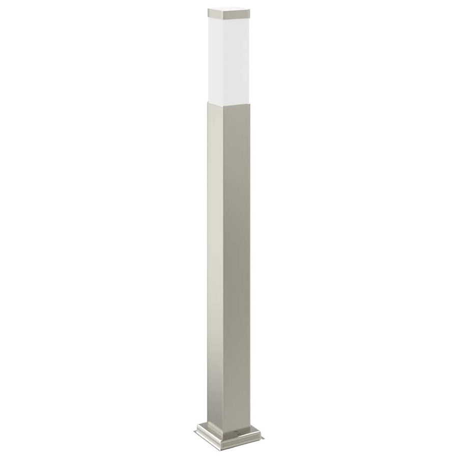 Bolderarmatuur met stopcontact 80 cm RVS IP44