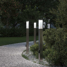 Bolderverlichting met stopcontact 3 stuks 80 cm RVS IP44
