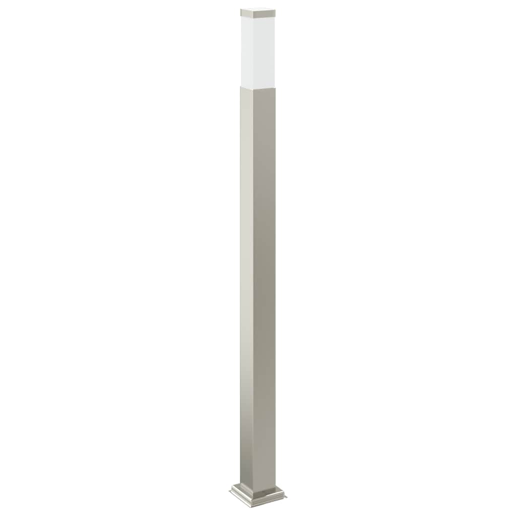 Bolderarmatuur met stopcontact 110 cm RVS IP44