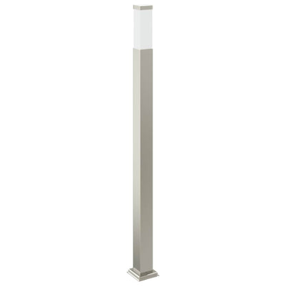Bolderarmatuur met stopcontact 110 cm RVS IP44