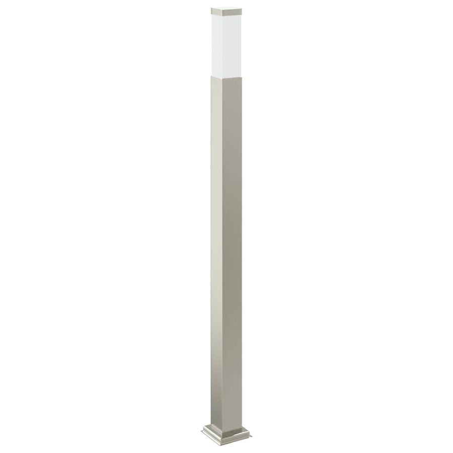 Bolderarmatuur met stopcontact 110 cm RVS IP44