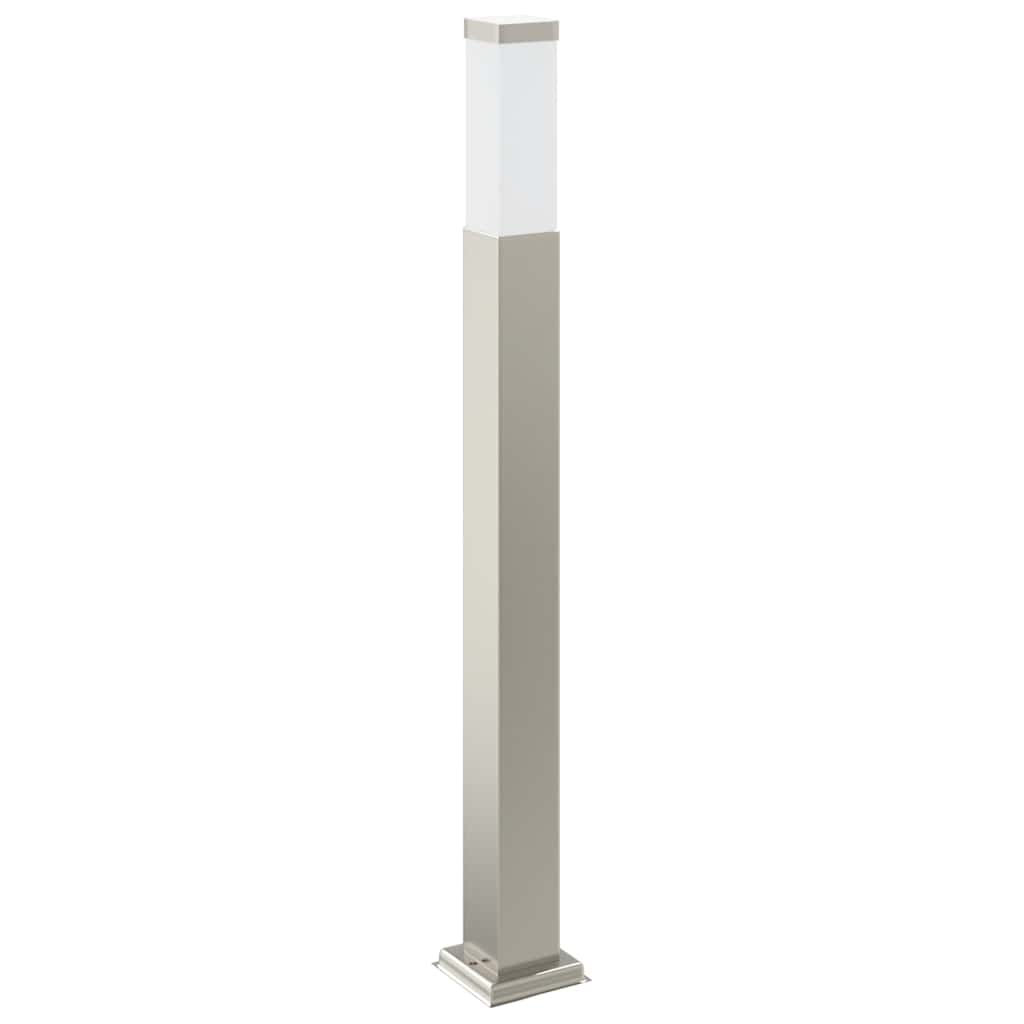 Bolderarmatuur met sensor en stopcontact 80 cm roestvrij staal IP44