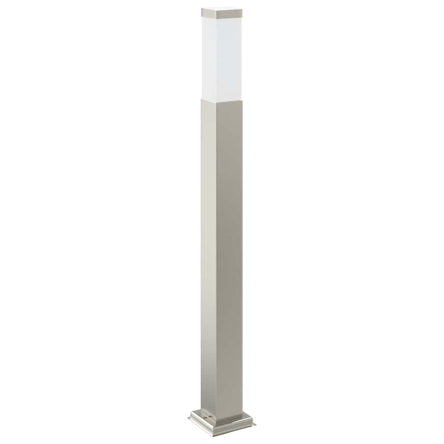 Bolderarmatuur met sensor en stopcontact 80 cm roestvrij staal IP44