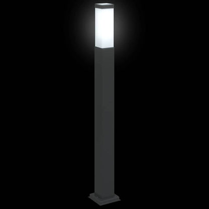 Bolderverlichting 3 stuks 80 cm Zwart IP44