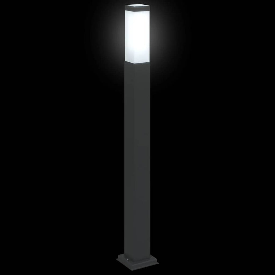 Bolderverlichting 3 stuks 80 cm Zwart IP44