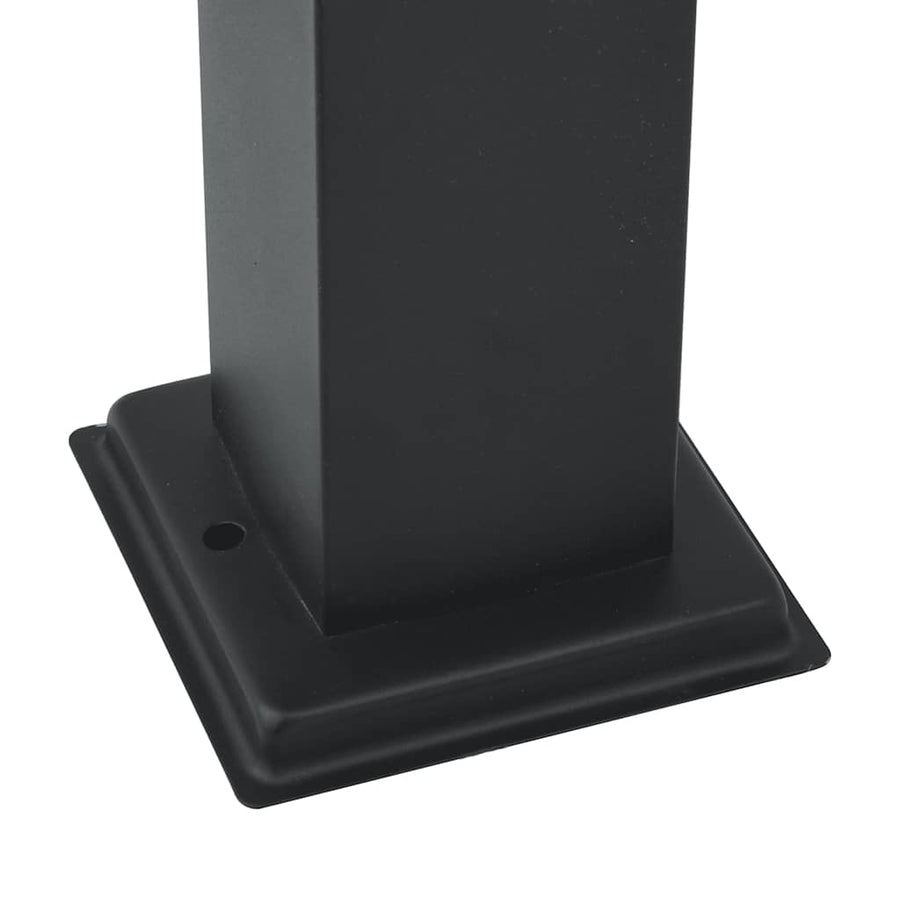 Bolderverlichting 3 stuks 80 cm Zwart IP44