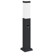 Bolderverlichting met sensor 50 cm zwart IP44