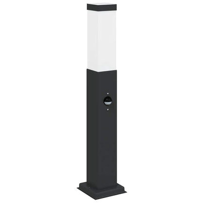 Bolderverlichting met sensor 50 cm zwart IP44