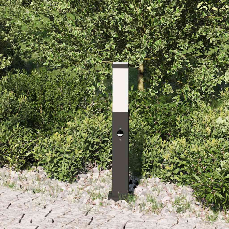 Bolderverlichting met sensor 50 cm zwart IP44
