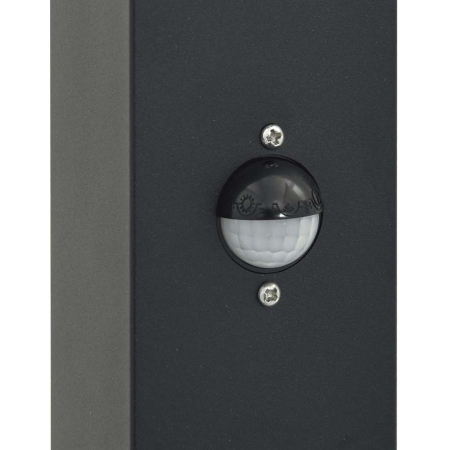 Bolderverlichting met sensor 50 cm zwart IP44