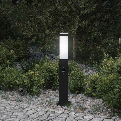 Bolderverlichting met sensor 50 cm zwart IP44