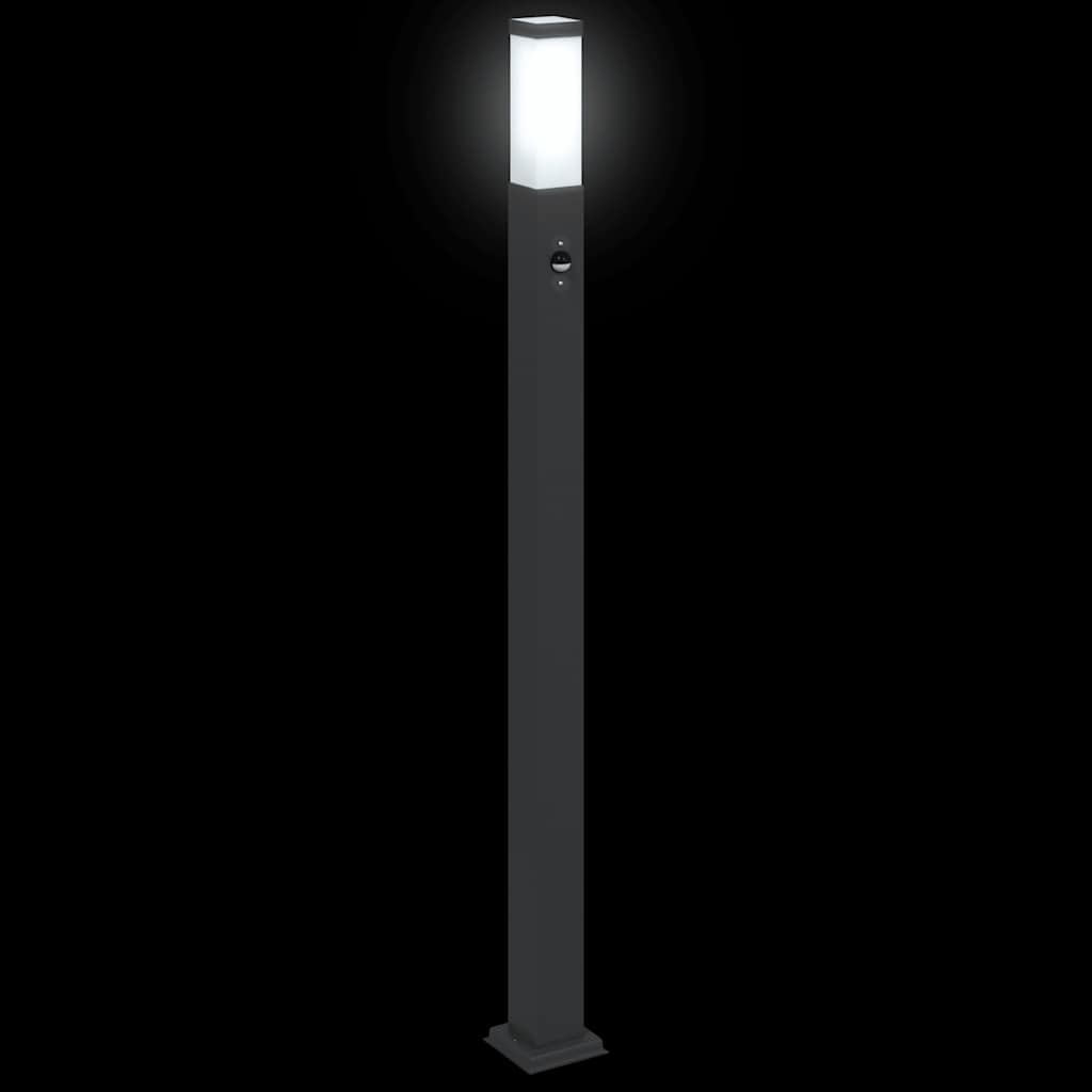 Bolderverlichting met sensor 110 cm zwart IP44