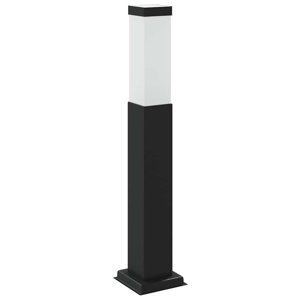 Bolderarmatuur met stopcontact 50 cm Zwart IP44