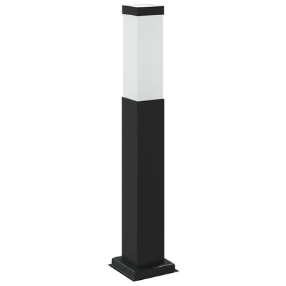 Bolderarmatuur met stopcontact 50 cm Zwart IP44