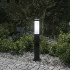 Bolderarmatuur met stopcontact 50 cm Zwart IP44