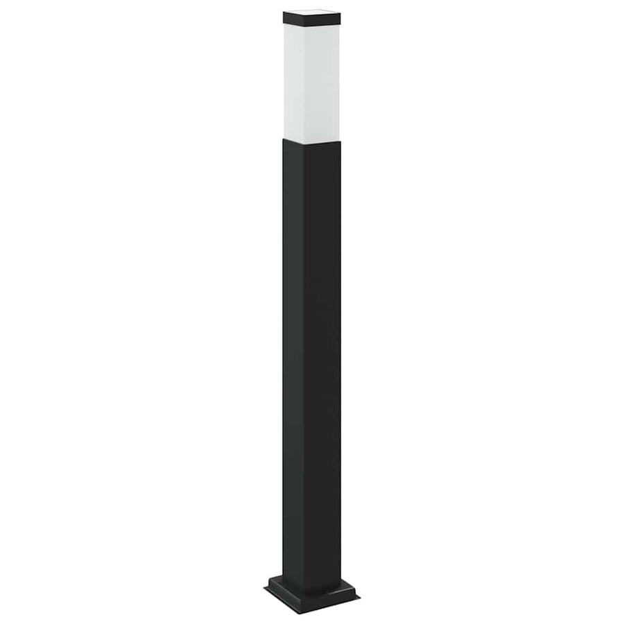 Bolderarmatuur met stopcontact 80 cm Zwart IP44