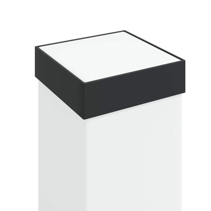 Bolderarmatuur met stopcontact 80 cm Zwart IP44