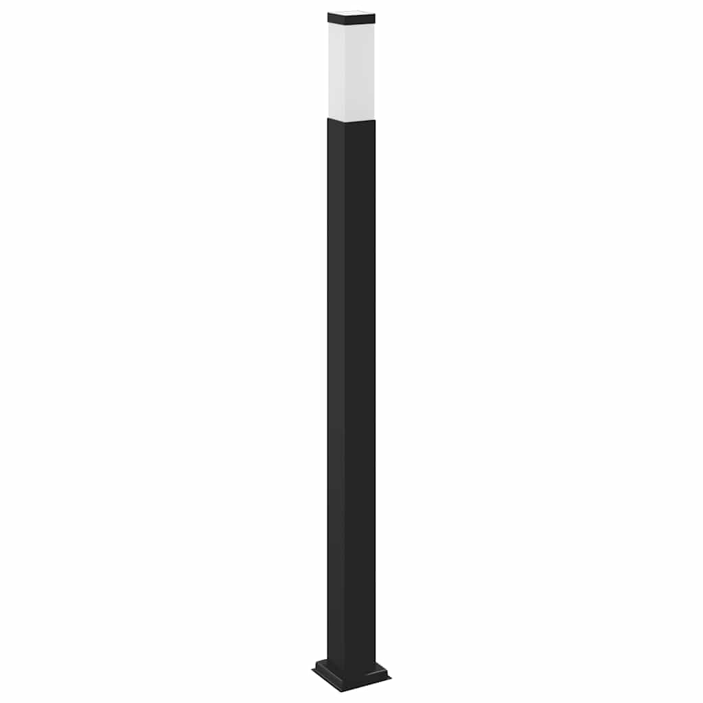 Bolderarmatuur met stopcontact 110 cm Zwart IP44