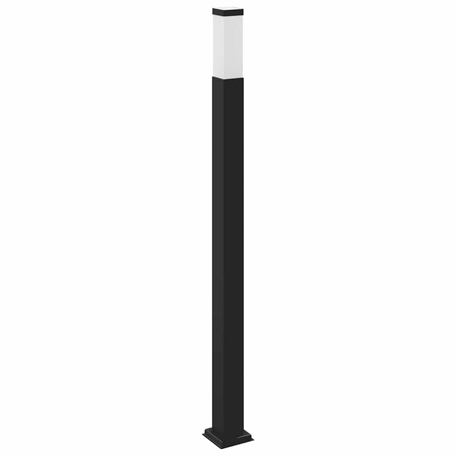 Bolderarmatuur met stopcontact 110 cm Zwart IP44