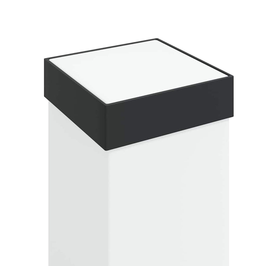 Bolderverlichting met stopcontact 3 stuks 110 cm Zwart IP44