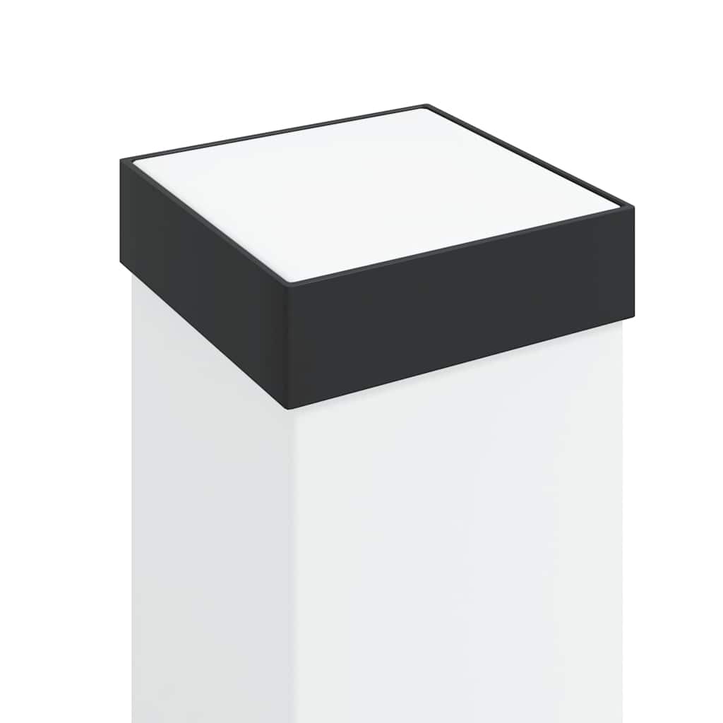 Bolderverlichting met sensor en stopcontact 3 stuks 80 cm zwart IP44