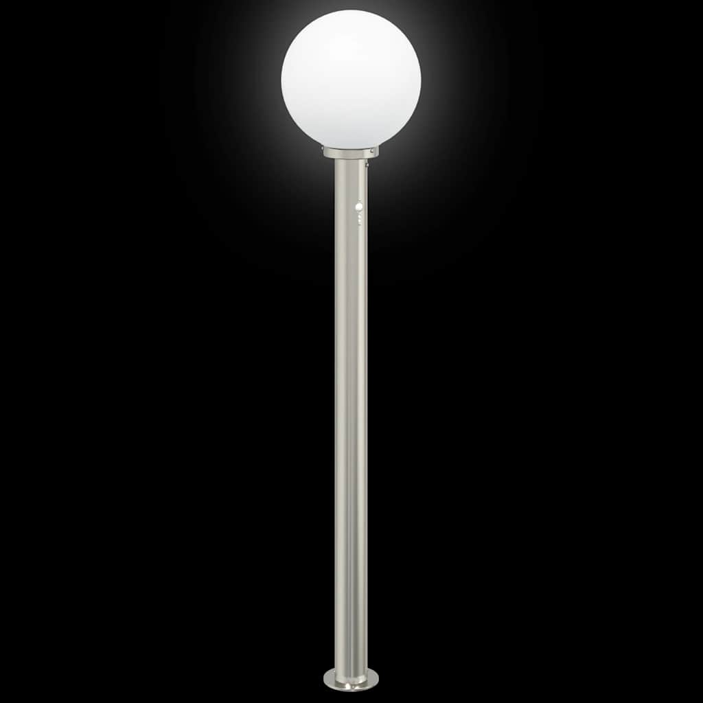 Bolderverlichting met sensor 120 cm roestvrij staal IP44