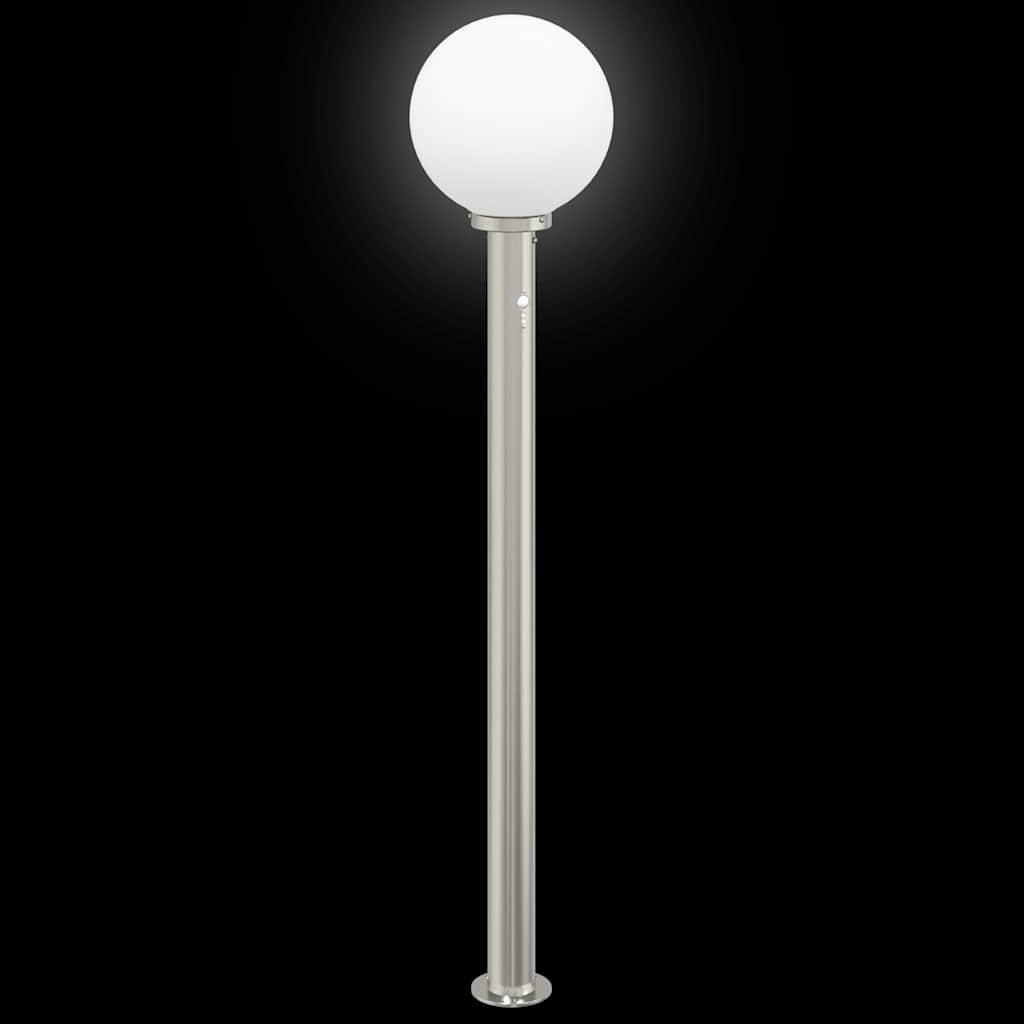 Bolderverlichting met sensor 3 stuks 120 cm RVS IP44