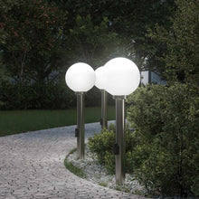 Bolderverlichting met stopcontact 3 stuks 80 cm RVS IP44