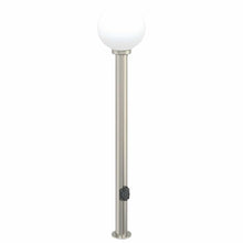Bolderarmatuur met stopcontact 120 cm RVS IP44