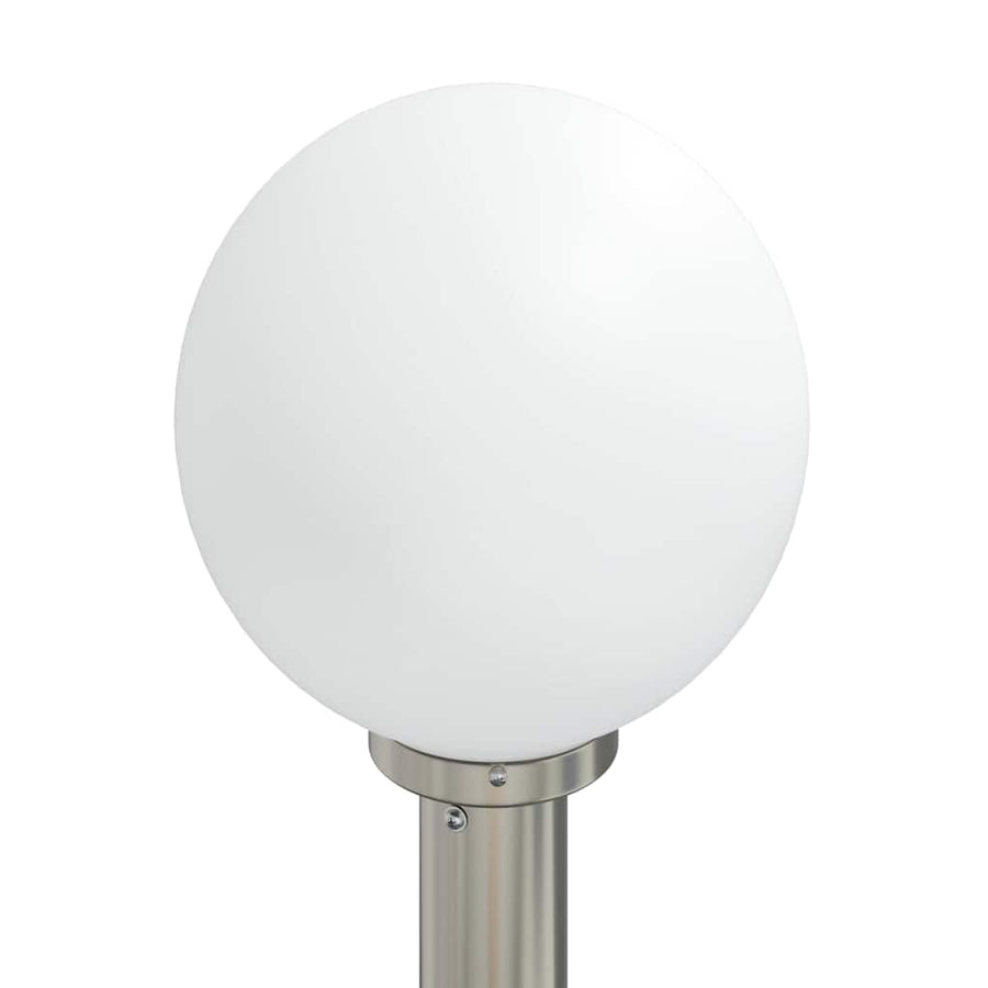 Bolderarmatuur met sensor en stopcontact 80 cm roestvrij staal IP44
