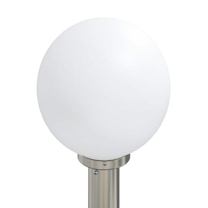 Bolderverlichting met sensor en stopcontact 3 stuks 80 cm roestvrij staal IP44