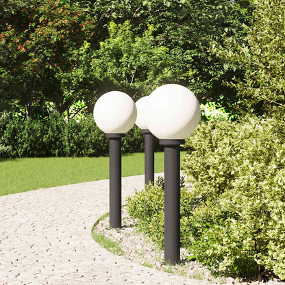 Bolderverlichting 3 stuks 80 cm Zwart IP44