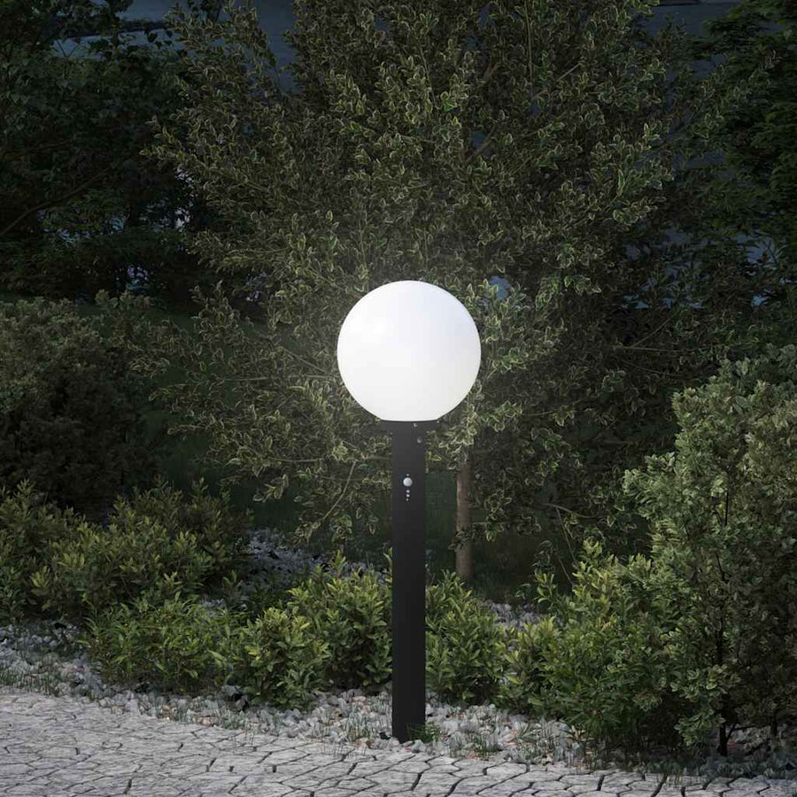 Bolderverlichting met sensor 80 cm zwart IP44