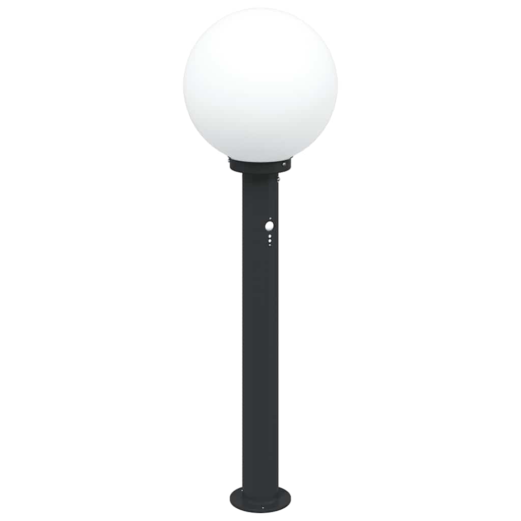 Bolderverlichting met sensor 3 stuks 80 cm Zwart IP44