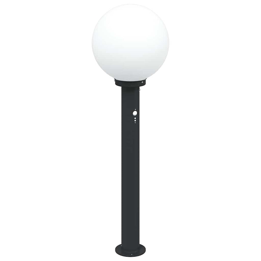 Bolderverlichting met sensor 3 stuks 80 cm Zwart IP44