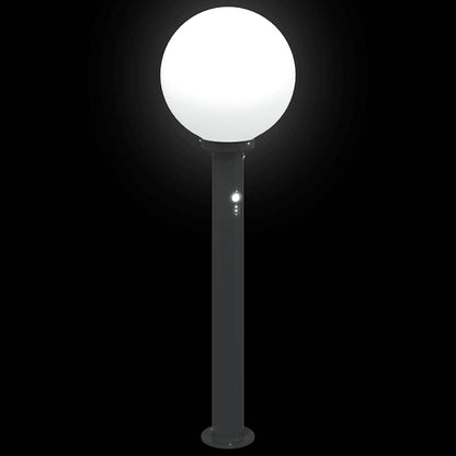 Bolderverlichting met sensor 3 stuks 80 cm Zwart IP44