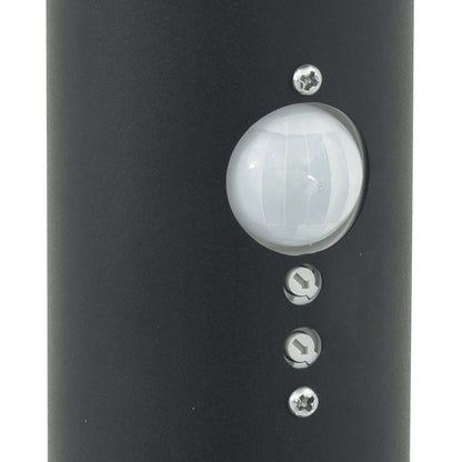 Bolderverlichting met sensor 3 stuks 80 cm Zwart IP44