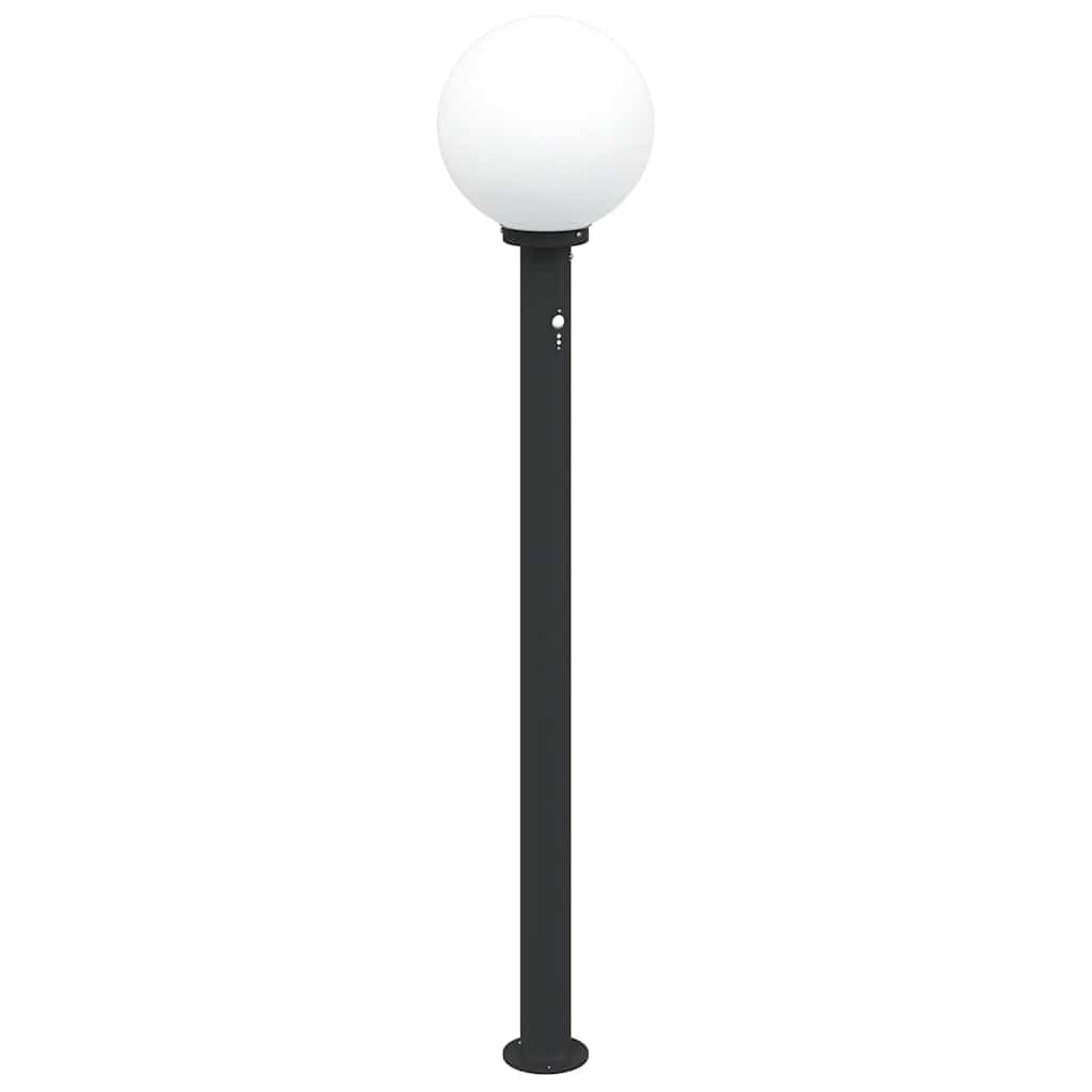 Bolderverlichting met sensor 3 stuks 120 cm Zwart IP44