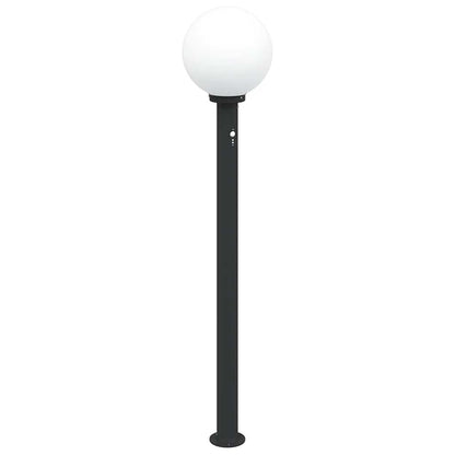 Bolderverlichting met sensor 3 stuks 120 cm Zwart IP44
