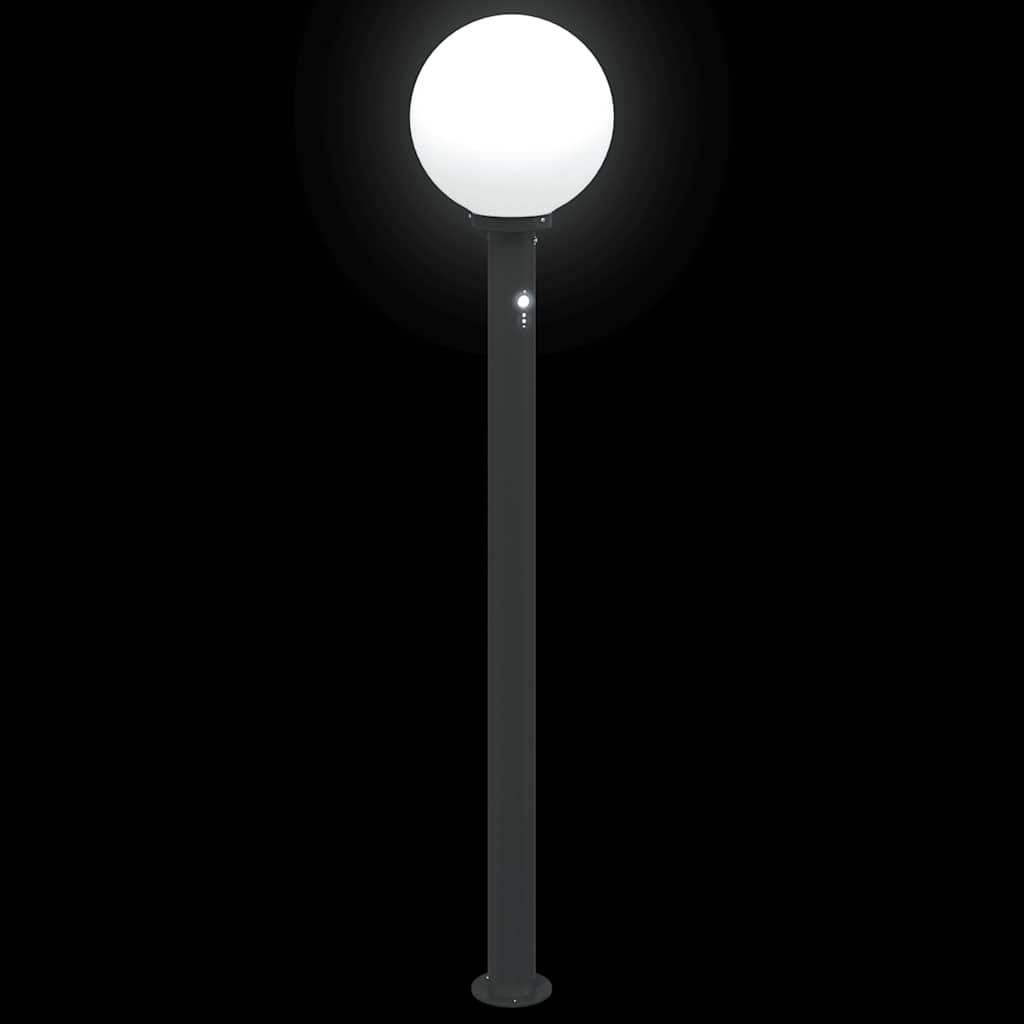 Bolderverlichting met sensor 3 stuks 120 cm Zwart IP44
