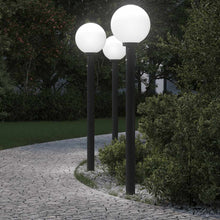 Bolderverlichting met sensor 3 stuks 120 cm Zwart IP44
