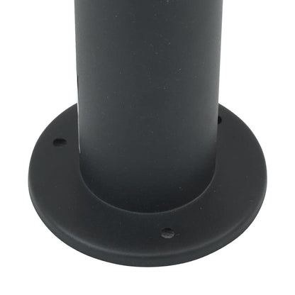 Bolderarmatuur met stopcontact 80 cm Zwart IP44